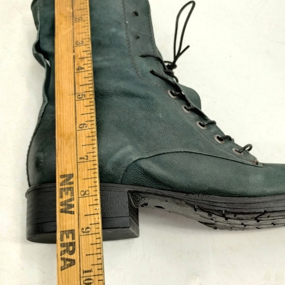 Miz Mooz Nala Combat Boots in Distressed Jade - Picture 13 of 13